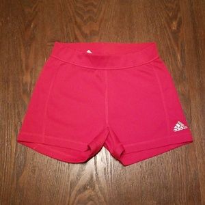 Adidas Techfit Red Spandex Shorts S